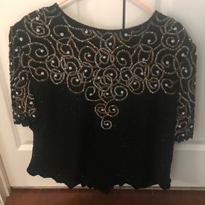 Dressy beaded top